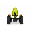 Kart de pedales eléctrico BERG XXL Claas E-BFR-3 con diseño de tractor agrícola y motor asistido.