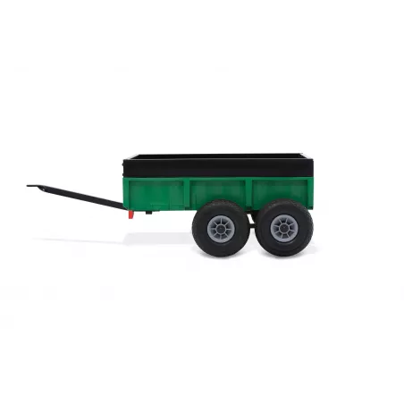 Remolque de doble rueda BERG Tandem Trailer XL con función de volquete para karts a pedales.