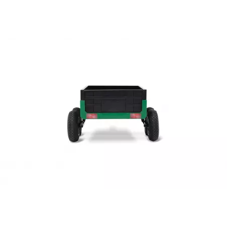 Remolque de doble rueda BERG Tandem Trailer XL con función de volquete para karts a pedales.