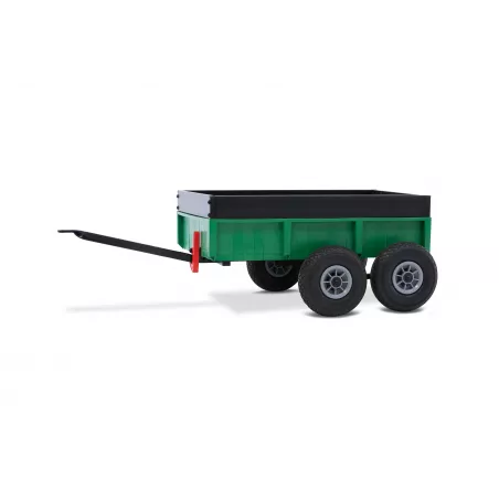 Remolque de doble rueda BERG Tandem Trailer XL con función de volquete para karts a pedales.