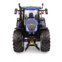 Miniatura a escala 1:32 del tractor New Holland T7.300 Auto Command 2023 en metal y plástico para coleccionistas.