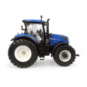 Miniatura a escala 1:32 del tractor New Holland T7.300 Auto Command 2023 en metal y plástico para coleccionistas.
