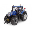 Miniatura a escala 1:32 del tractor New Holland T7.300 Blue Power Auto Command 2023 para coleccionistas.