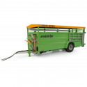 Remolque de ganado Joskin Betimax RDS G 6000 verde a escala 1:32 para coleccionistas de maquinaria agrícola.