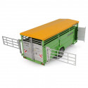 Remolque de ganado Joskin Betimax RDS G 6000 verde a escala 1:32 para coleccionistas de maquinaria agrícola.