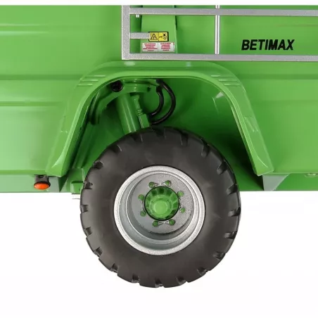 Remolque de ganado Joskin Betimax RDS G 6000 verde a escala 1:32 para coleccionistas de maquinaria agrícola.