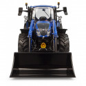 Réplica de tractor New Holland T5.120 Dual Command a escala 1:32 con cargador frontal 655 LU