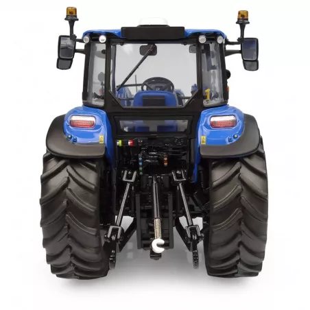 Réplica de tractor New Holland T5.120 Dual Command a escala 1:32 con cargador frontal 655 LU