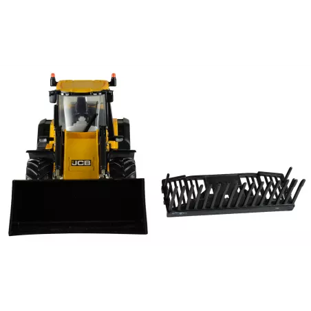 Pala cargadora JCB 419S a escala 1:32 de Britains, miniatura agrícola de metal detallada para coleccionistas.
