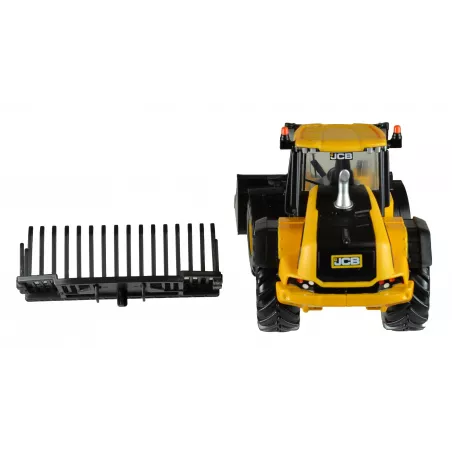 Pala cargadora JCB 419S a escala 1:32 de Britains, miniatura agrícola de metal detallada para coleccionistas.