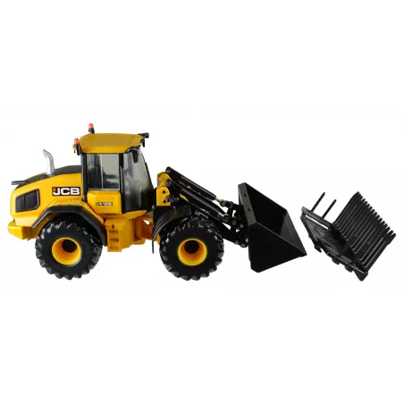 Pala cargadora JCB 419S a escala 1:32 de Britains, miniatura agrícola de metal detallada para coleccionistas.