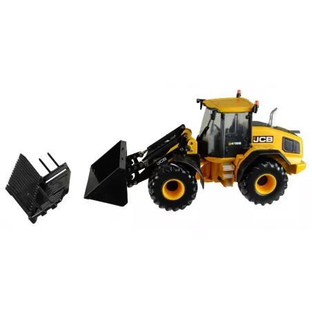 Pala cargadora JCB 419S a escala 1:32 de Britains, miniatura agrícola de metal detallada para coleccionistas.