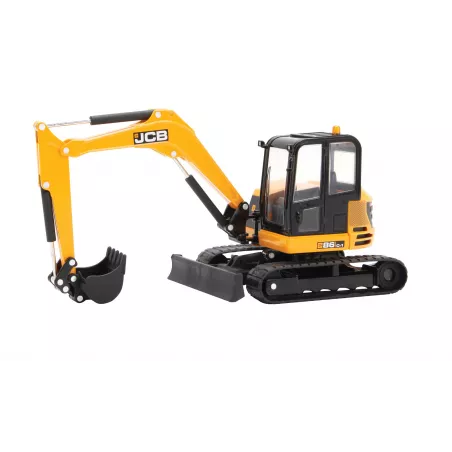 Miniatura de excavadora JCB Midi 86C-1 a escala 1:32 de Britains para coleccionistas.