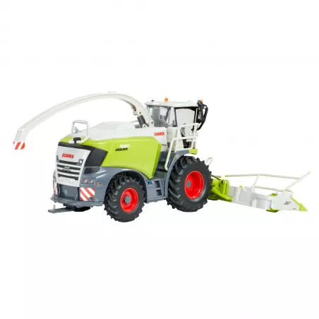 Picadora de forraje Claas Jaguar 980 de Britains a escala 1:32, miniatura agrícola de juguete.