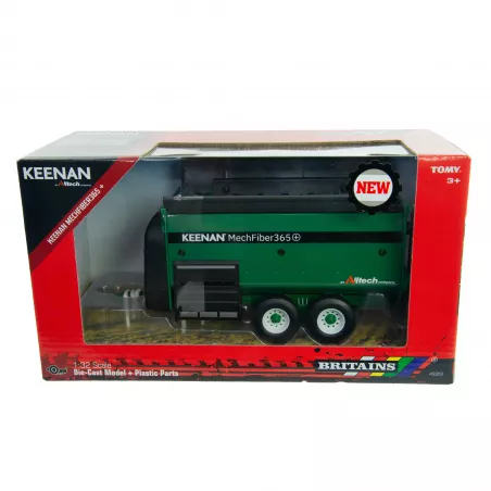 Réplica a escala 1:32 del mezclador agrícola Keenan MechFiber 365 plus para modelismo y dioramas.