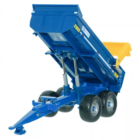 Remolque Kane de Britains a escala 1:32, réplica de metal y plástico para coleccionismo agrícola.