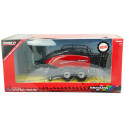 Empacadora Case IH LB434R XL de Britains, réplica a escala 1:32 en metal para coleccionismo y dioramas agrícolas.