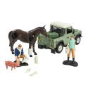 Kit veterinario Britains escala 1:32 para Land Rover Defender de juguete y coleccionismo.