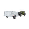 Quad 4x4 de juguete con remolque Britains a escala 1:32 para dioramas agrícolas