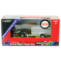 Quad 4x4 de juguete con remolque Britains a escala 1:32 para dioramas agrícolas