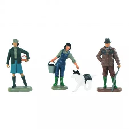 Granja de juguete Britains a escala 1:32 con detalles realistas para niños y coleccionistas.
