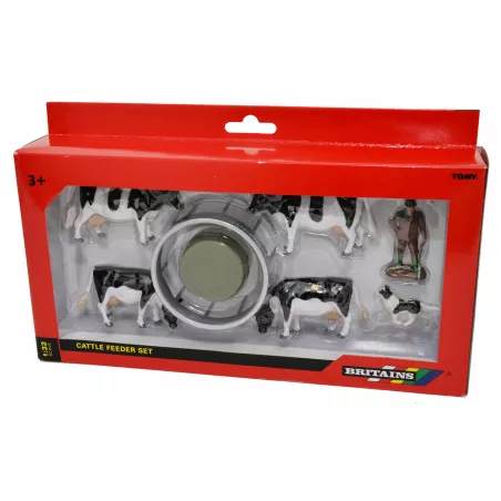 Set de alimento para animales de juguete a escala 1:32 de Britains para maquetas y granjas en miniatura.