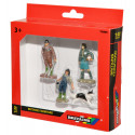 Figuras de familia de granjeros Britains a escala 1:32 para maquetas agrícolas y coleccionistas.