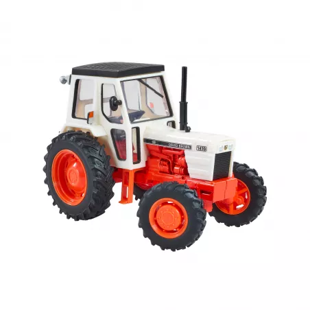Miniatura a escala 1:32 del tractor clásico David Brown 1410 4WD de Britains para coleccionistas.