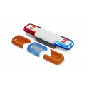 Módulo de luces y sonido Bruder para camiones de juguete con sirenas y luces de emergencia.
