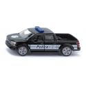 Camioneta Ford F150 de policía de EE. UU. SIKU, miniatura de metal con puertas practicables y ruedas de goma.