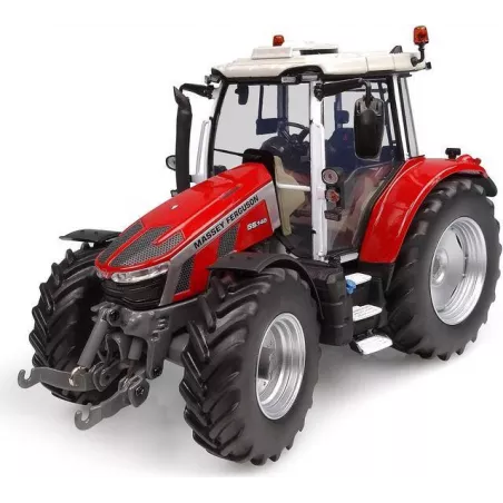 Réplica a escala 1:32 del tractor Massey Ferguson 5S.145 de Universal Hobbies con detalles realistas.