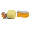 Accesorios Bruder escala 1:16 con caja de carga basculante y horquillas para tractores de juguete.
