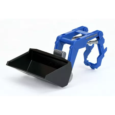 Cargador frontal a escala 1:16 para tractor de juguete New Holland T5.120.