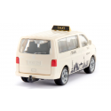 Taxi de juguete VW T5 de Siku fabricado en metal y plástico con neumáticos de goma