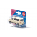 Taxi de juguete VW T5 de Siku fabricado en metal y plástico con neumáticos de goma