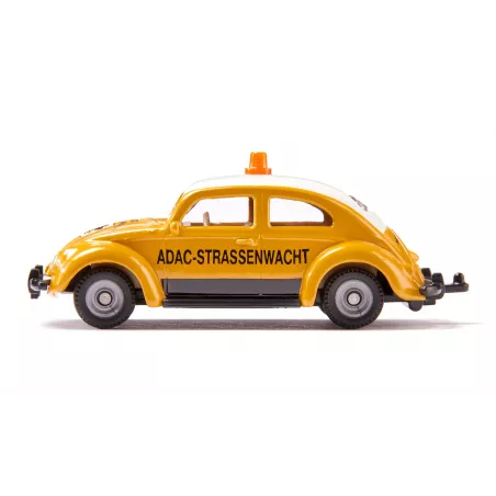 Coche de juguete Volkswagen Escarabajo ADAC de Siku a escala en metal y plástico