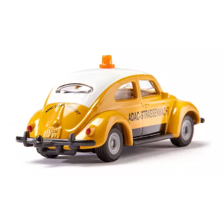Coche de juguete Volkswagen Escarabajo ADAC a escala de metal y plástico Siku