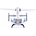 Helicóptero de juguete oficial de la ESA a escala Siku para misiones de rescate y exploración espacial.