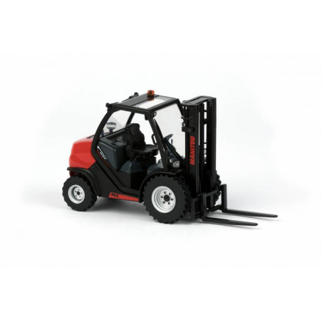Miniatura de carretilla elevadora Manitou MC18 a escala 1:32 para coleccionistas y dioramas.
