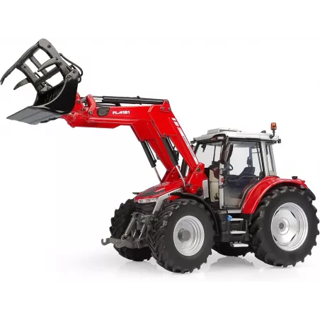 Tractor en miniatura Massey Ferguson 5S.115 a escala 1:32 con pala frontal FL.4121.