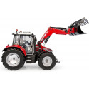 Tractor en miniatura Massey Ferguson 5S.115 a escala 1:32 con pala frontal FL.4121.