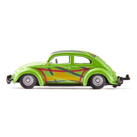 Coche de juguete VW Escarabajo Personalizado SIKU Beetle Custom en miniatura de metal y plástico.