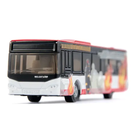 Autobús público de juguete Neoplan de Siku fabricado en metal y plástico resistente de alta calidad.