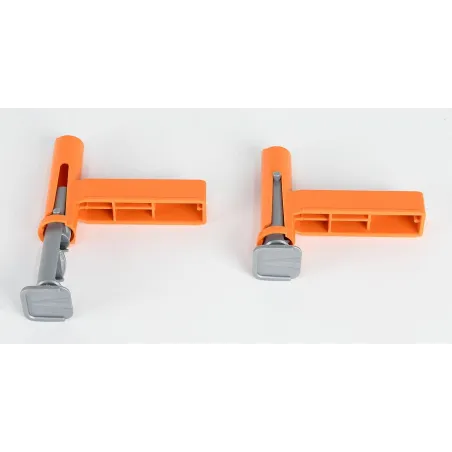 Juego de 2 soportes de estabilidad profesionales para camiones y grúas de juguete Bruder.