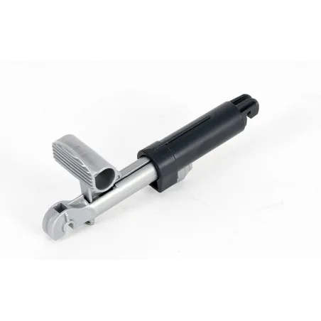 Cilindro basculante original Bruder para cargadora de ruedas de juguete Volvo.
