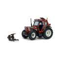 Réplica a escala 1:32 del tractor Fiat 80-90 DT con cabina confort, miniatura detallada para coleccionistas.