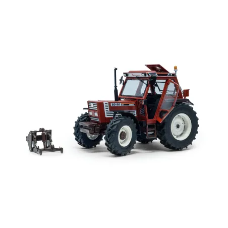 Réplica a escala 1:32 del tractor Fiat 80-90 cabina superconfort 4x4 de 1997 para coleccionistas.