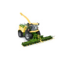 Miniatura agrícola Krone BigX 1180 escala 1:32 con cabezales intercambiables EasyFlow 300S y XCollect 900-3.