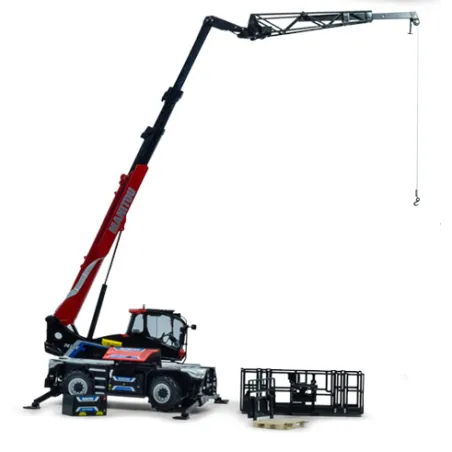 Réplica a escala 1:32 del manipulador telescópico Manitou MRT 2260 de metal para coleccionistas.