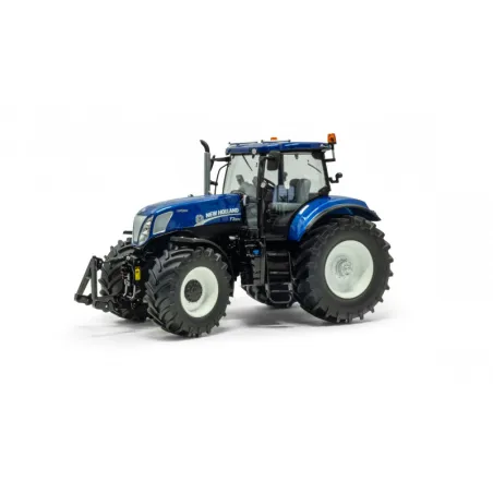 Tractor a escala 1:32 New Holland T7.270 Blue Power Autocommand, réplica detallada de colección.